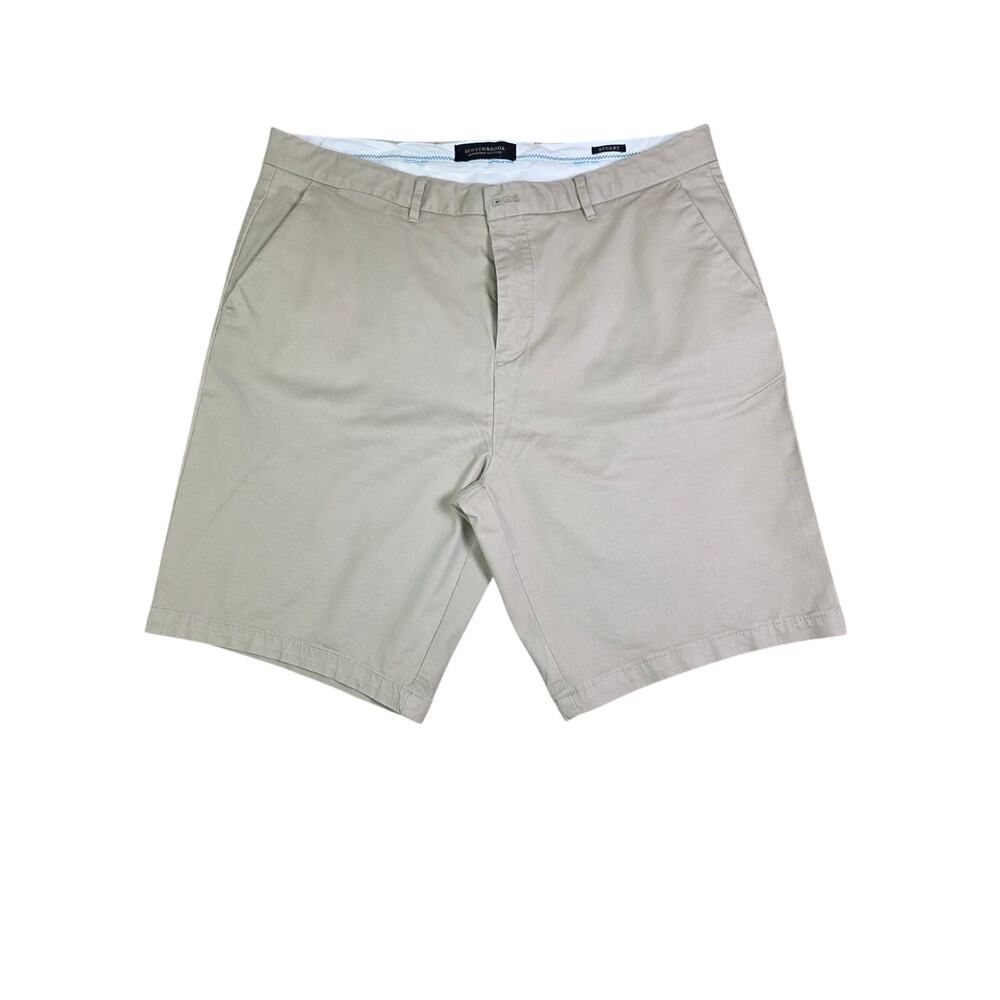 Scotch & Soda Stuart Chino Shorts Tan Beige Men's Size W34 Quiet Luxury